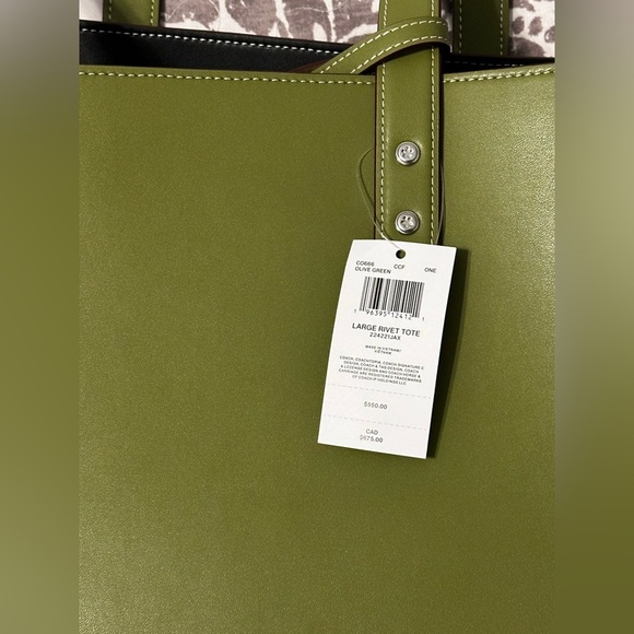 Authentic Large Re-Laceable Tote In Coachtopia Leather - Picture 12 of 14